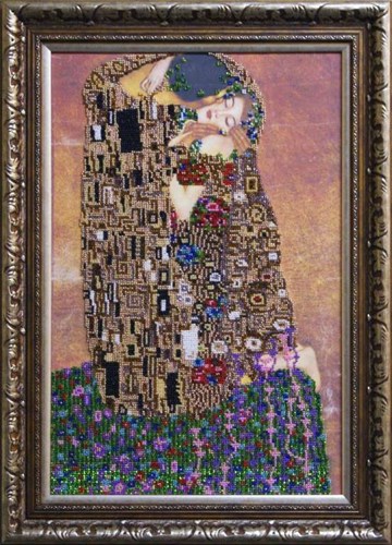 Main Bead Embroidery Kit The kiss AB-073