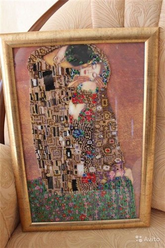 Main Bead Embroidery Kit The kiss AB-073
