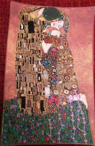 Main Bead Embroidery Kit The kiss AB-073