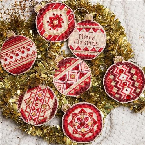 Christmas tree toy. Plastic Canvas Cross-stitch kit T-11C