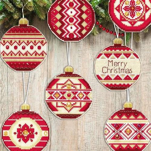 Christmas tree toy. Plastic Canvas Cross-stitch kit T-11C