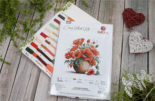 Summer Rubies B7022L Counted Cross-Stitch Kit