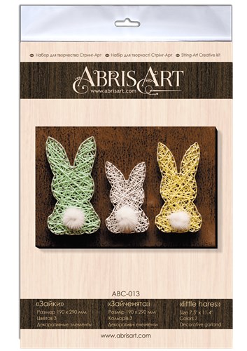 Creative Kit/String Art Little hares ABC-013