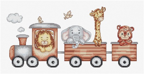 Train Journey B1190L Counted Cross-Stitch Kit