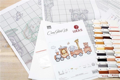 Train Journey B1190L Counted Cross-Stitch Kit