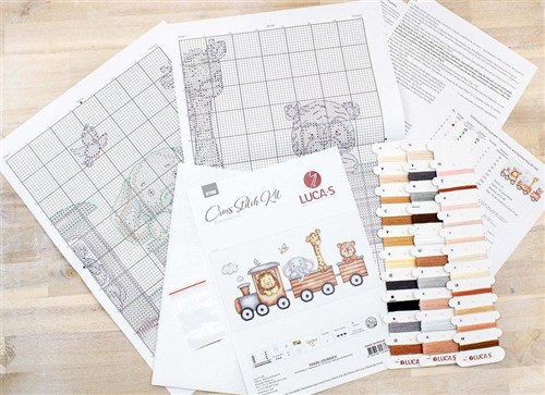 Train Journey B1190L Counted Cross-Stitch Kit