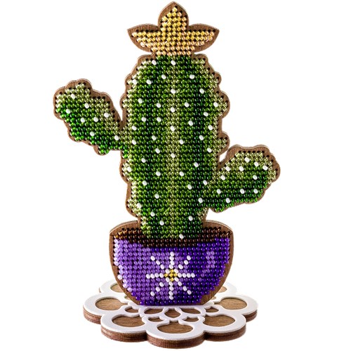 Bead embroidery kit on wood FLK-189