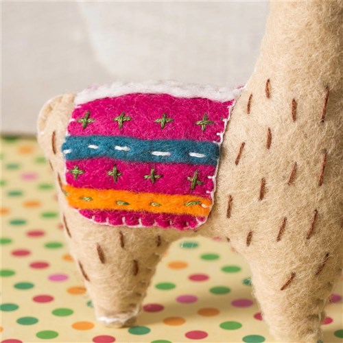 Llamas from Felt Craft Kit LLAMA3F