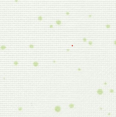 Precut  Zweigart Fein-Aida Splash 18 count Light Green Splash 3793/1359