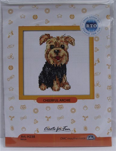 Cheerful Archie H238 Counted Cross Stitch Kit
