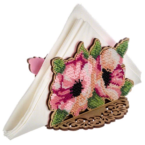 Set for embroidery with beads on wood FLK-247