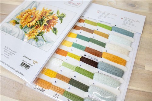 Sunflowers B2264L Counted Cross-Stitch Kit