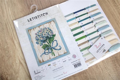 Counted Cross Stitch Kit BLUE II Leti973