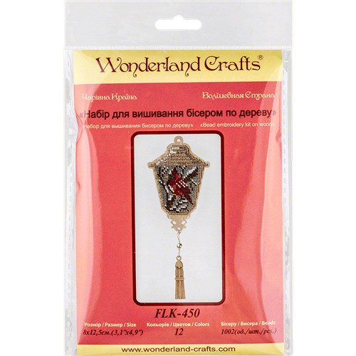 Bead embroidery kit on wood FLK-450