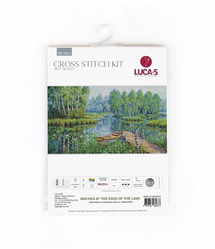 Birches at the edge of the lake BU5012L Counted Cross-Stitch Kit
