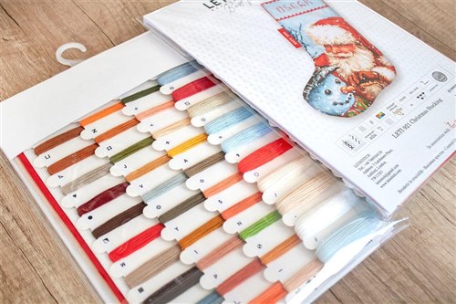 Counted Cross Stitch Kit Christmas Stocking Leti921