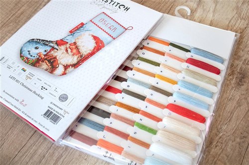 Counted Cross Stitch Kit Christmas Stocking Leti921