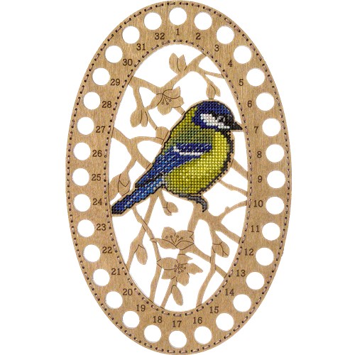 Blank for embroidery with thread on wood FLHW-014
