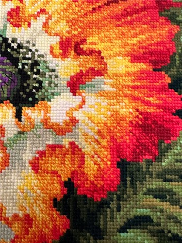 Fire Poppies R2080 Counted Cross Stitch Kit