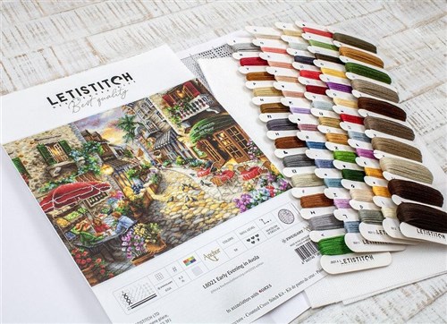 Counted Cross Stitch Kit Early Evening in Avola L8021
