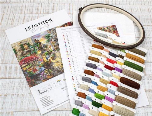 Counted Cross Stitch Kit Early Evening in Avola L8021