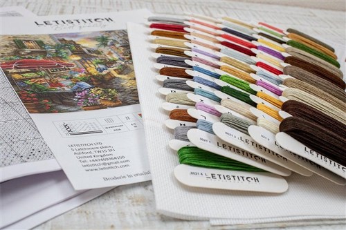 Counted Cross Stitch Kit Early Evening in Avola L8021