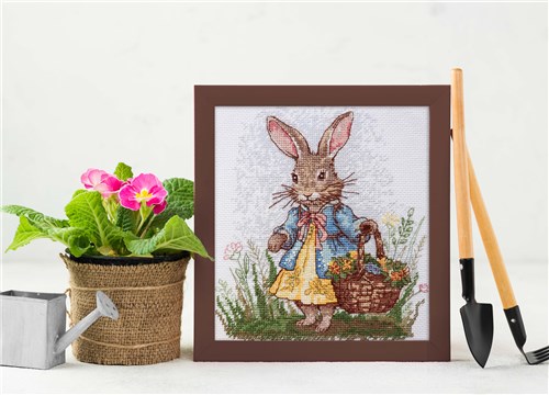 Cross-stitch kits Spring Bunny AH-200