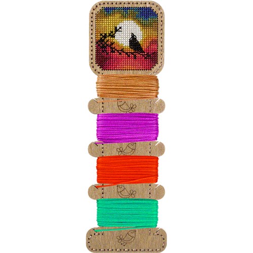 Blank for embroidery with thread on wood FLHW-009