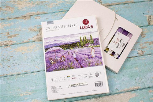 Lavender field BU5008L Counted Cross-Stitch Kit