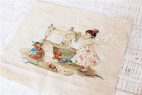 The Fairy-Needlewoman B1116L Counted Cross-Stitch Kit
