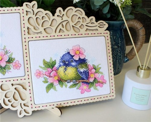 Romantic Bird M-554 / SM-554 Counted Cross Stitch Kit