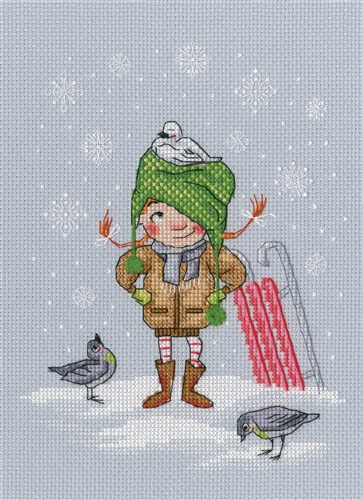 Skating M653 Counted Cross Stitch Kit