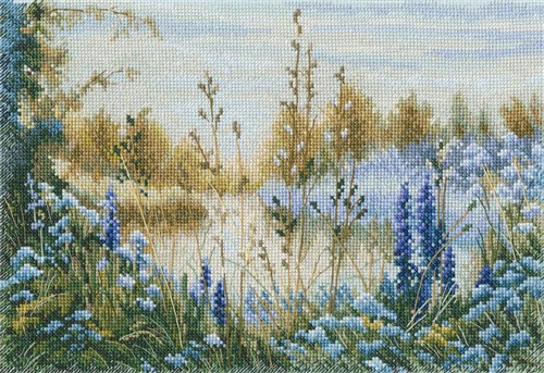Smoky lilac fog M865 Counted Cross Stitch Kit