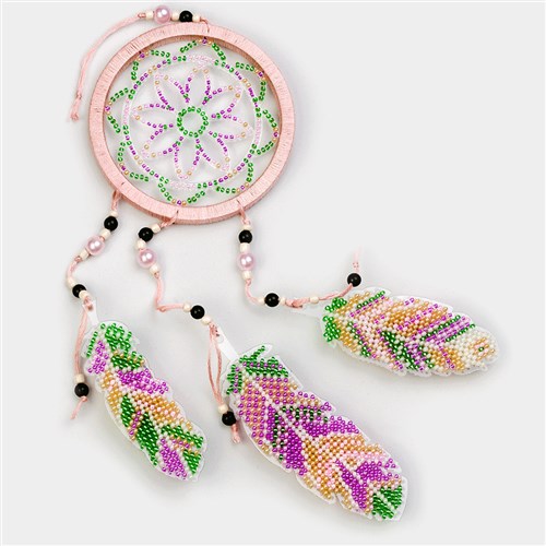 Set for embroidery with beads on a plastic base FLPL-030