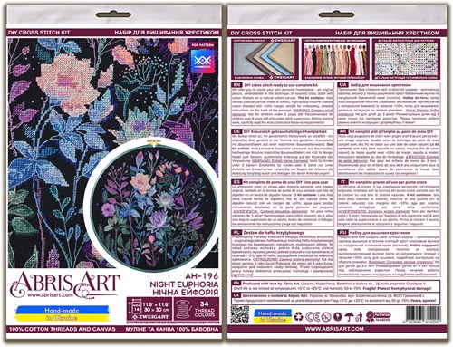 Cross-stitch kits Night euphoria AH-196