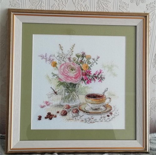 Morning Coffee 5-18 Counted Cross-Stitch Kit