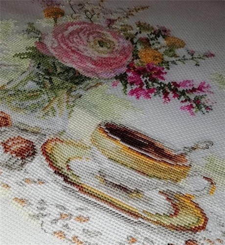 Morning Coffee 5-18 Counted Cross-Stitch Kit