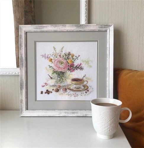 Morning Coffee 5-18 Counted Cross-Stitch Kit