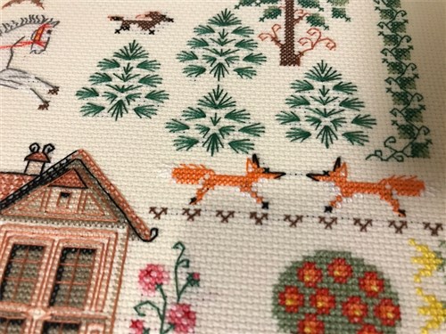 My House R1917 Counted Cross Stitch Kit