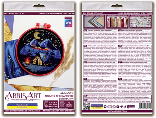 Cross-stitch kits Around the campfire AHM-074