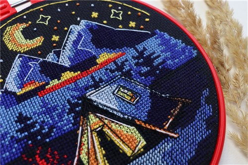 Cross-stitch kits Around the campfire AHM-074