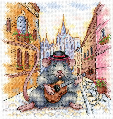 Spanish Serenade SNV-697 Counted Cross Stitch Kit