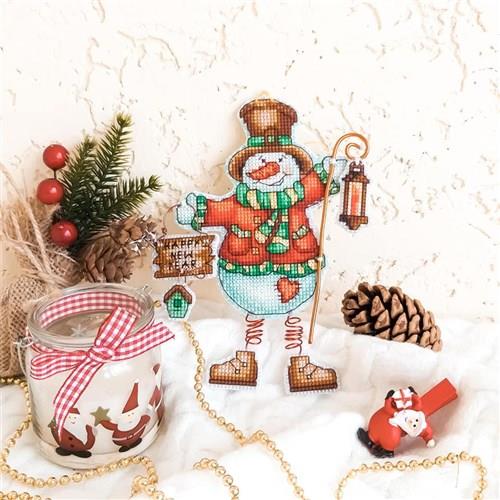 Christmas tree toy. Plastic Canvas Cross-stitch kit T-04C