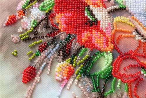 Bead Embroidery Kit - Delicate flowers AB-805