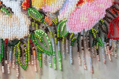 Bead Embroidery Kit - Delicate flowers AB-805