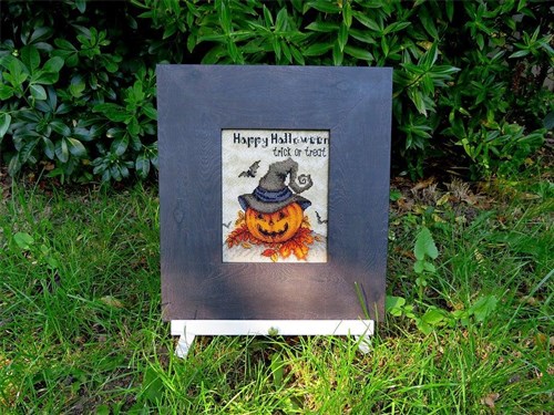 Counted Cross Stitch Kit Trick or treat Leti956