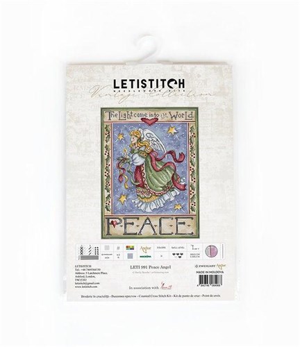 Counted Cross Stitch Kit Peace Angel Leti991