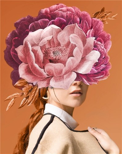 Flower Symphony CS2526 15.8 x 19.7 inches Crafting Spark Diamond Painting Kit