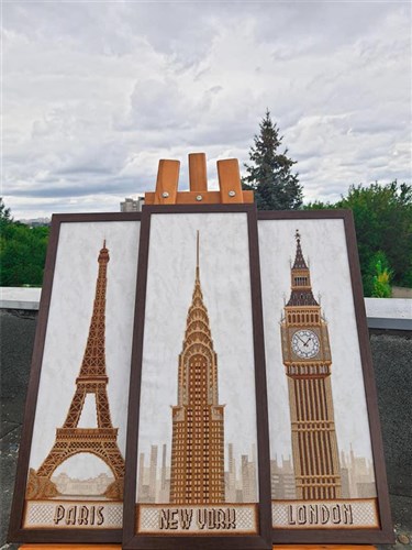 Mixed technique stitch kit M-190C "New York"