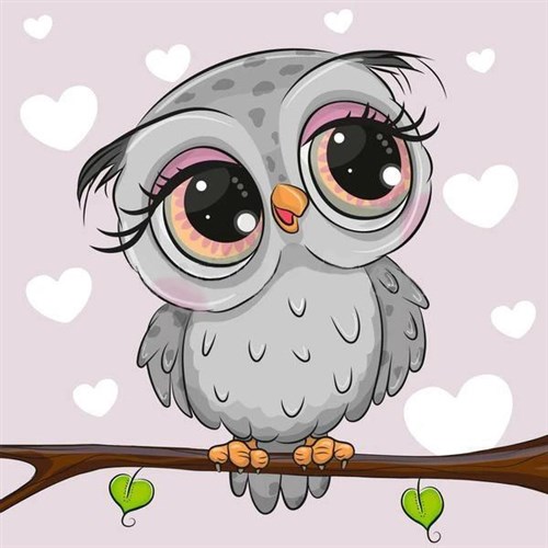 Little Owl CS2711 7.9 x 7.9 inches Crafting Spark Diamond Painting Kit